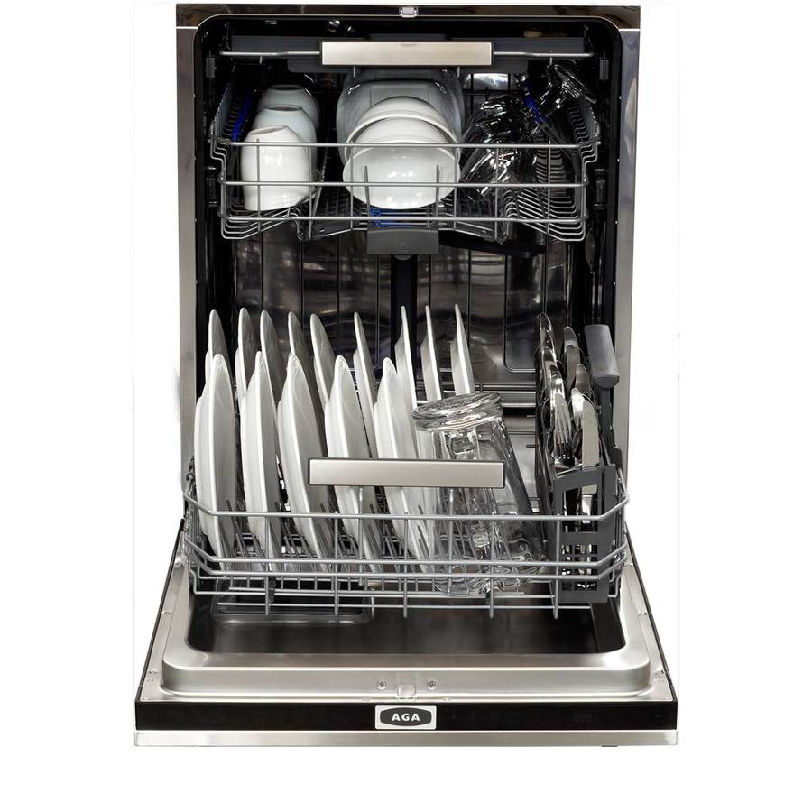 AGA Hidden 24in BuiltIn Dishwasher (Scarlet), 45dBA at