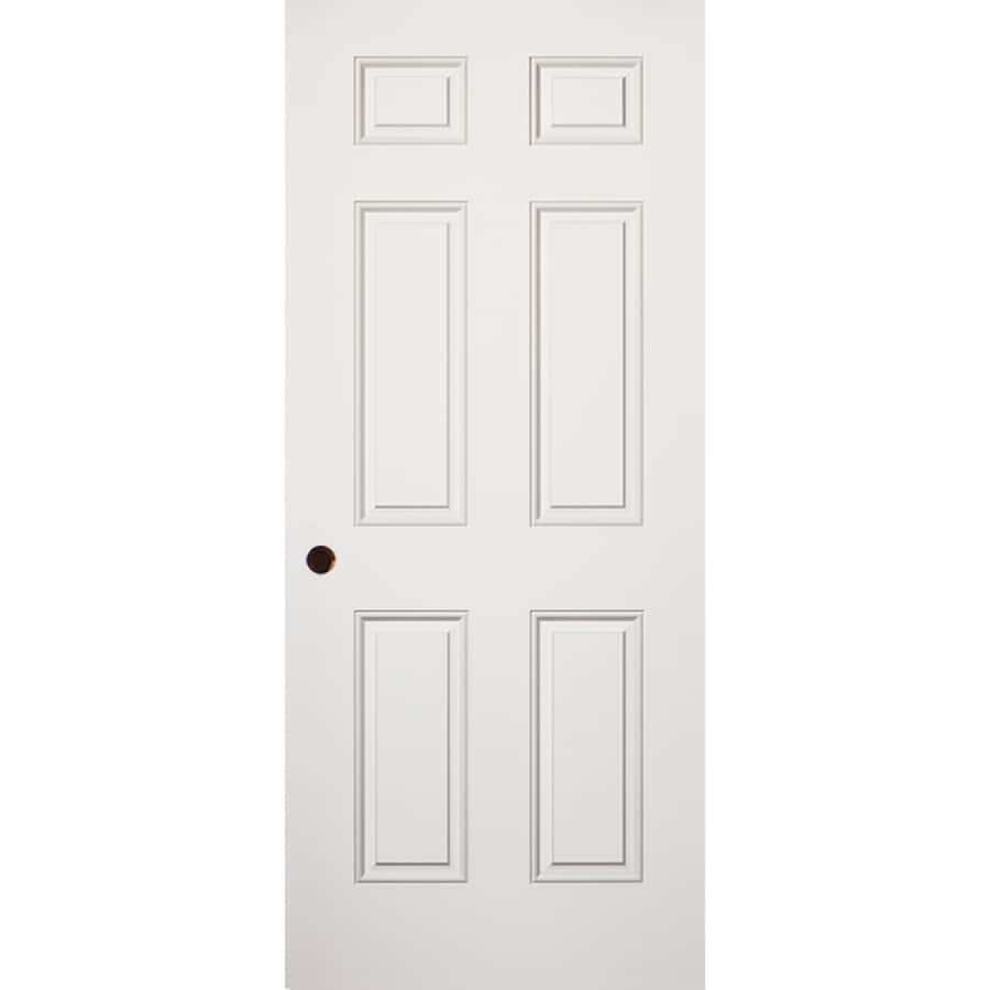 Milliken Millwork 759106 Universal Reversible Primed Steel Prehung Entry Door Hollow Core (Common: 36-in x 80-in; Actual: 36-in x 80-in)