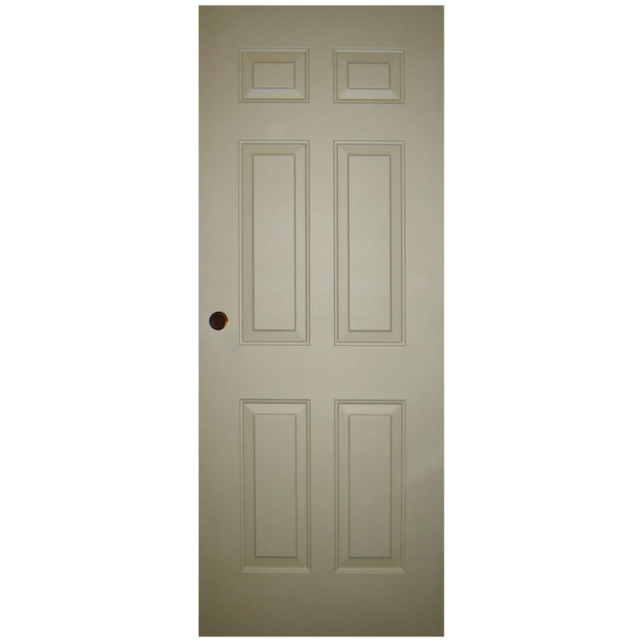 Milliken 6-Panel Slab Entry Door (Common: 32-in x 80-in; Actual: 32-in