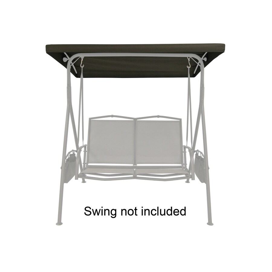 Garden Treasures Brown Steel 2Person Replacement Top for Porch Swing