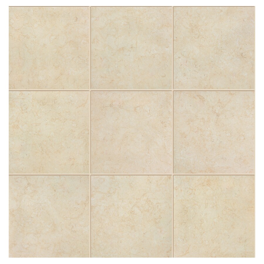 Interceramic Sea Stone 14-Pack Calcite Porcelain Floor Tile (Common: 13 ...