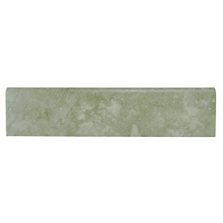 Style Selections Fossil Stone Strata Ceramic Indoor/Outdoor Bullnose ...