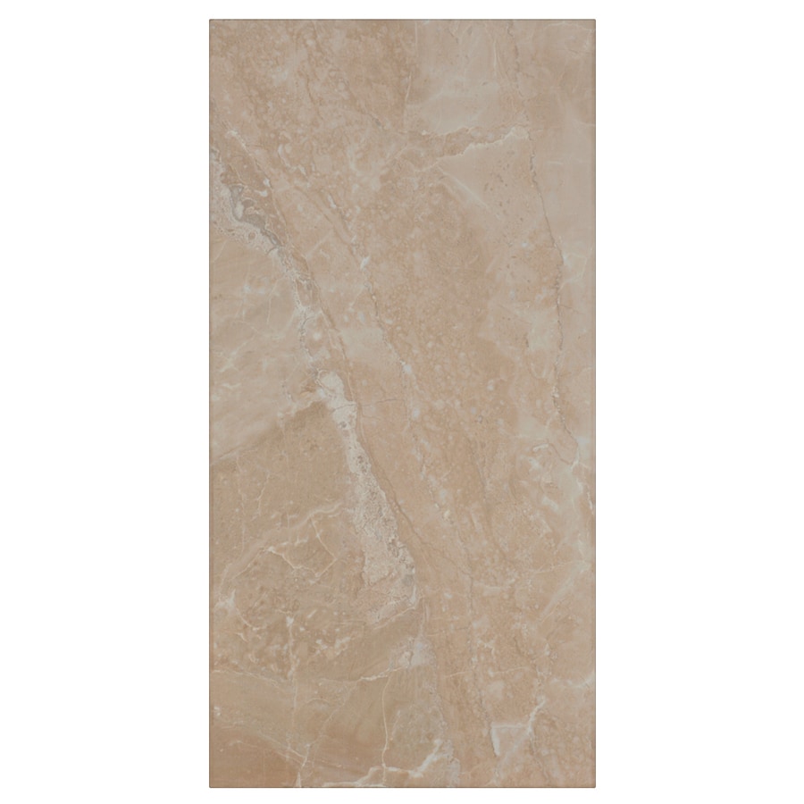 Interceramic 76969541647 Vesubio 12-Pack Stabias Beige Glazed Ceramic Tile