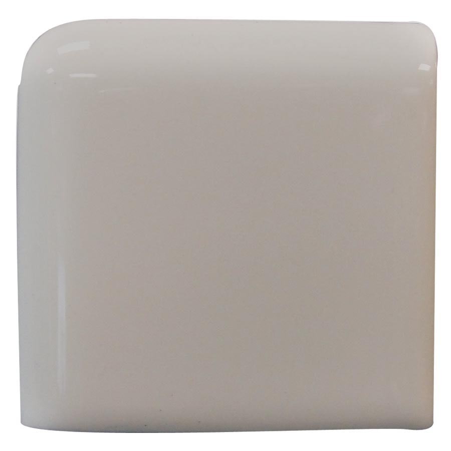 Interceramic 76969556325 Dark Gray Ceramic Bullnose Tile (Common: 4-in x 4-in; Actual: 4.24-in x 4.24-in)