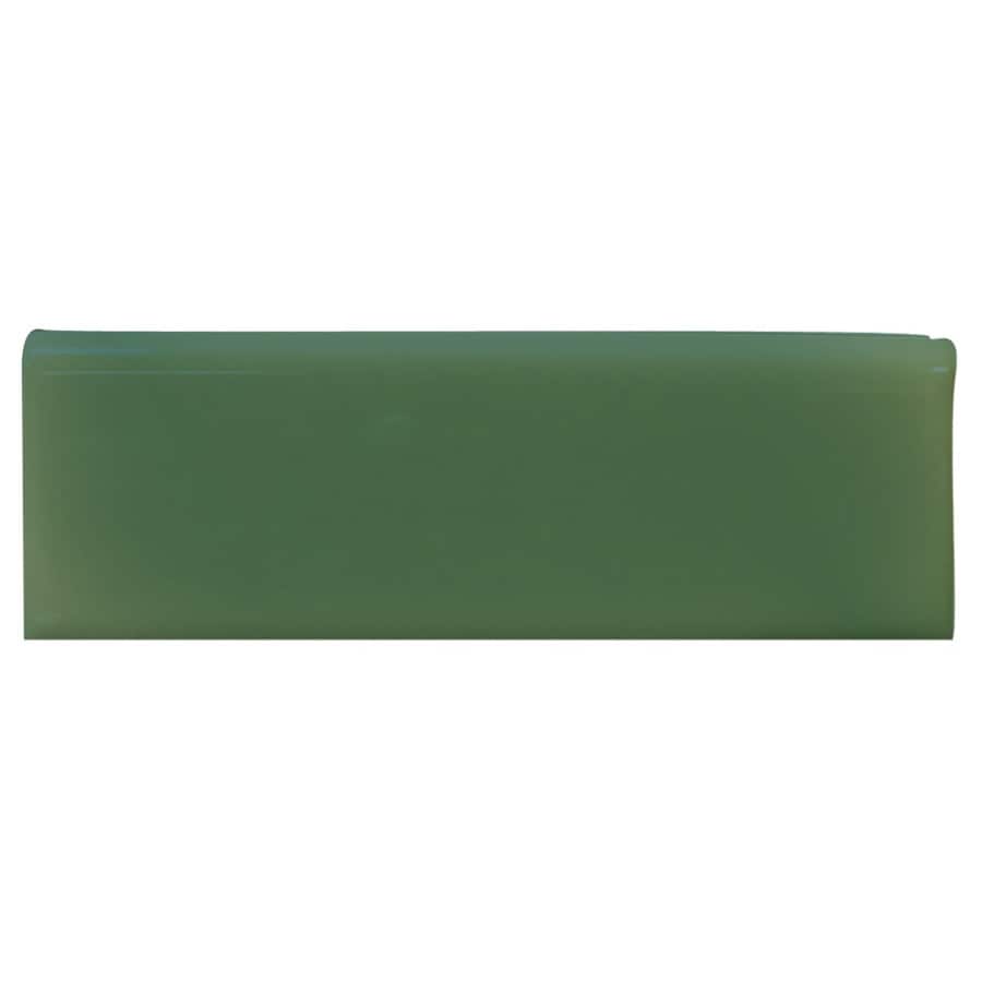 Interceramic Evergreen Ceramic Bullnose Tile Common 2 In X 6 Interceramic Evergreen Ceramic Bullnose Tile Common 2 In X 6