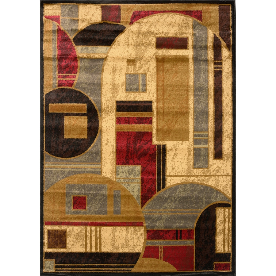 Home Dynamix Royalty 5 X 8 (ft) Black Area Rug at Lowes.com