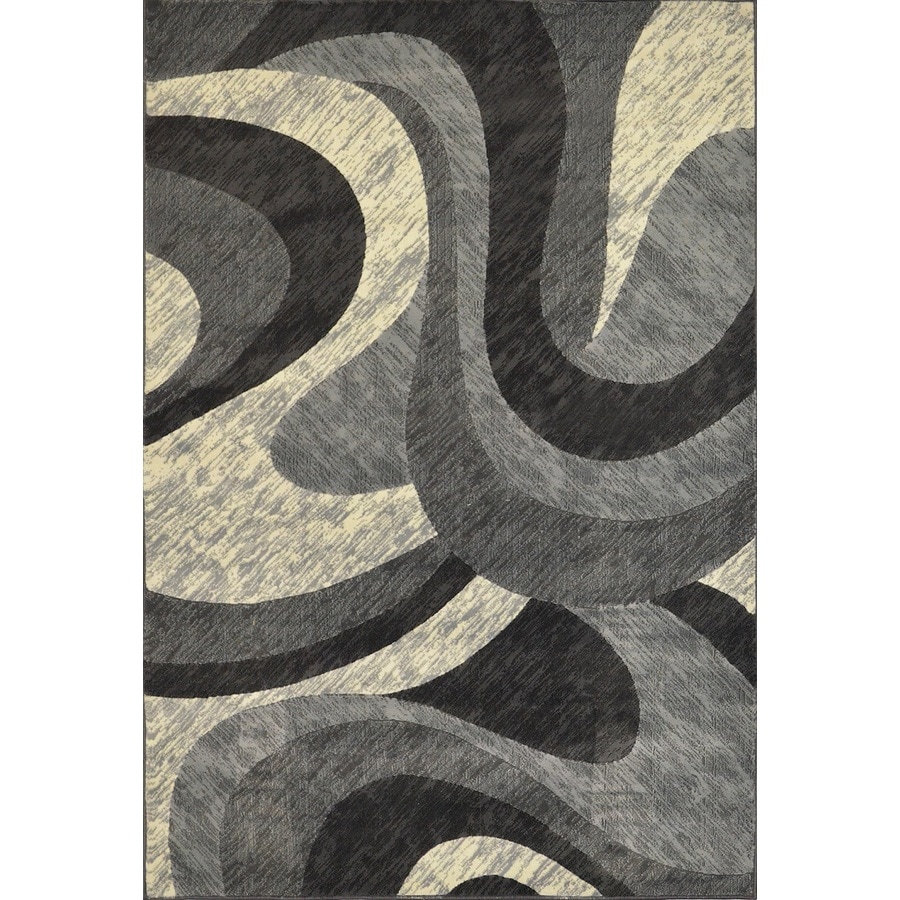 Home Dynamix Catalina Gray Rectangular Indoor Woven Area Rug Home Dynamix Catalina Gray Rectangular Indoor Woven Area Rug Common 8 X 10