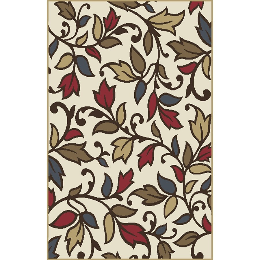 Shop Home Dynamix Oslo Cream Rectangular Indoor Woven Area Rug