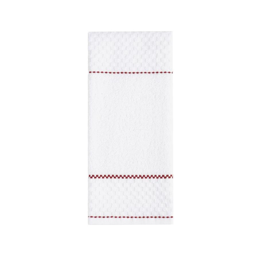 Home Dynamix Clorox Kitchen Towel 16inx28in WhiteRed in the Kitchen