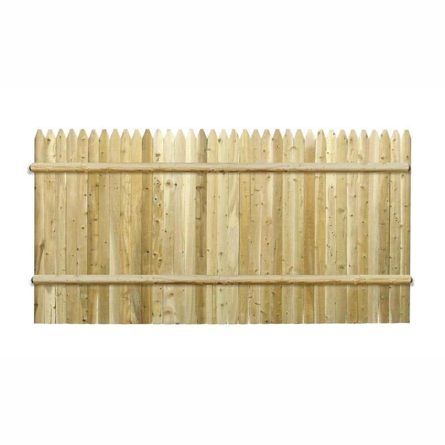 (Actual: 4-ft x 8-ft) Cedar Privacy Fence Panel at Lowes.com