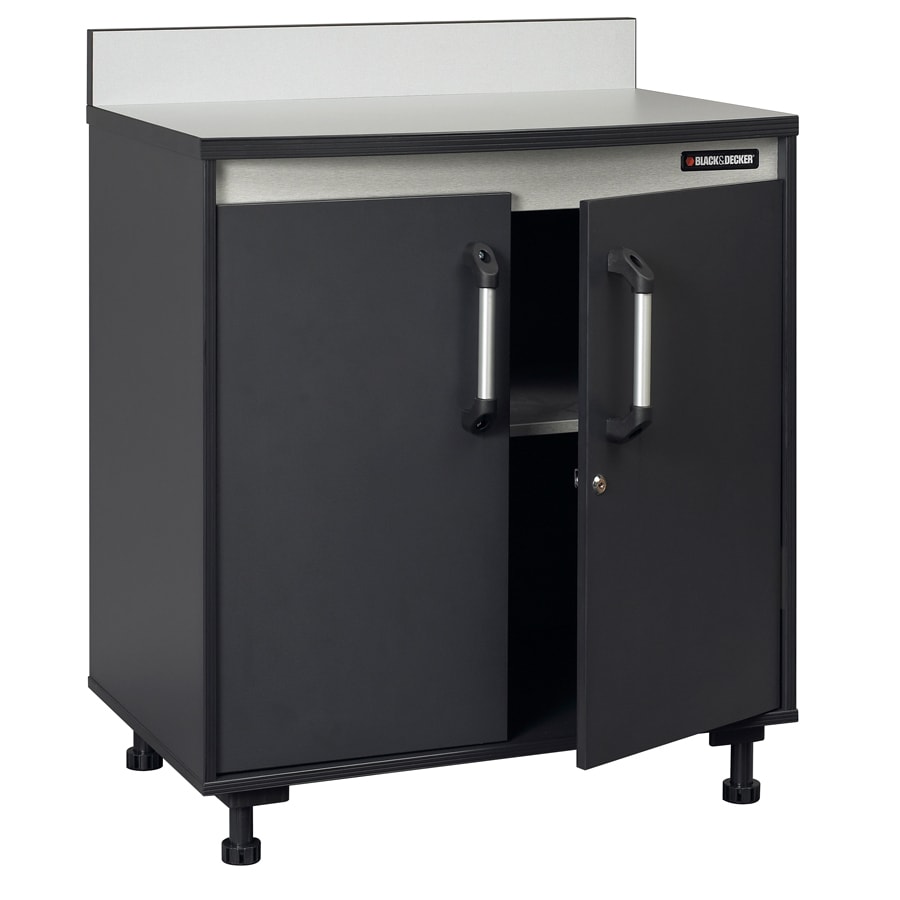 BLACK & DECKER Wood Composite Garage Cabinet (31.38-in W x 24.88-in H x  11.75-in D) at