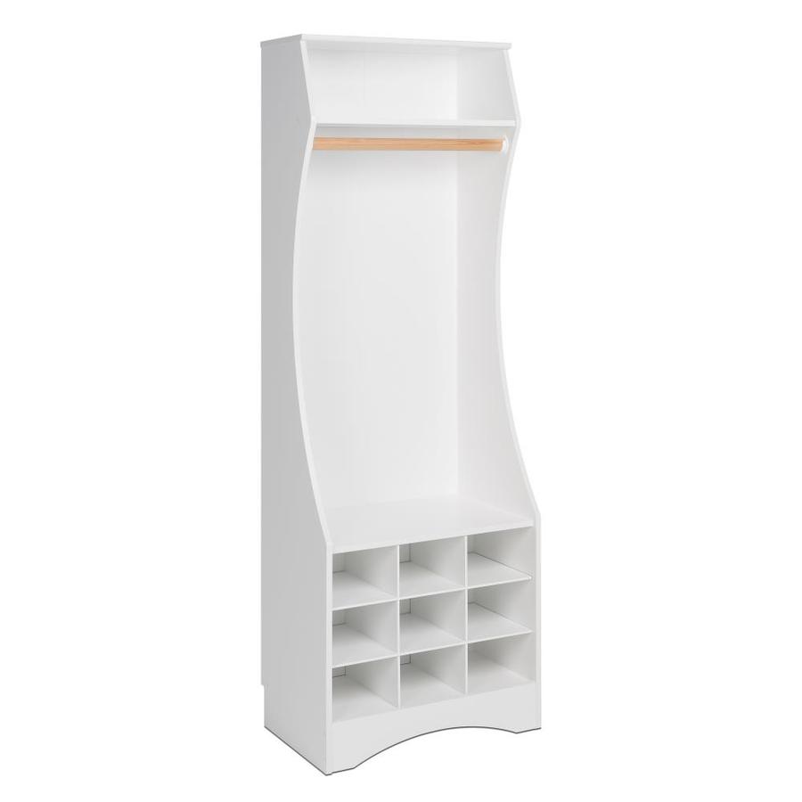 Prepac 9 Pair White Composite Shoe Organizer At Lowes Com