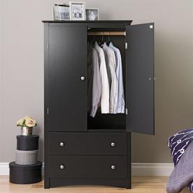 Armoires At Lowes Prepac Sonoma Black Armoire