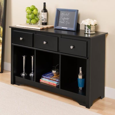 Black Casual Console Table Black Casual Console Table