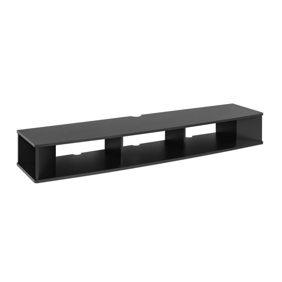 Prepac Audio Consoles Black Wall Mounted Tv Stand At Com
