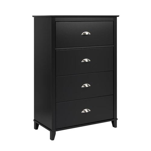 Prepac Yaletown Black 4 Drawer Dresser Tv Stand Dresser At Lowes Com