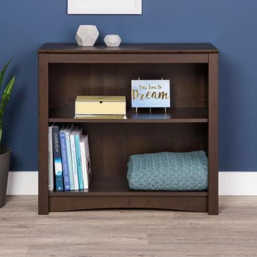 Prepac Espresso 2Shelf Bookcase at
