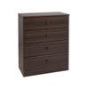 Prepac Astrid Espresso 4-Drawer Chest at Lowes.com