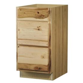 Shop Kitchen Cabinets at Lowes.com - Diamond NOW Denver 35-in H x 23.75-in D Hickory Drawer Base Cabinet