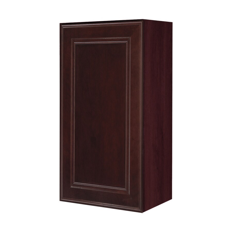 Shop Kitchen Classics 9\u0026quot; x 36\u0026quot; Merlot Wall Cabinet at Lowes.com