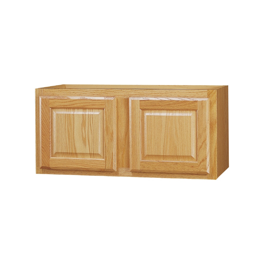 Kitchen Classics 12-in H x 36-in W x 12-in D Oak Double Door Kitchen ...