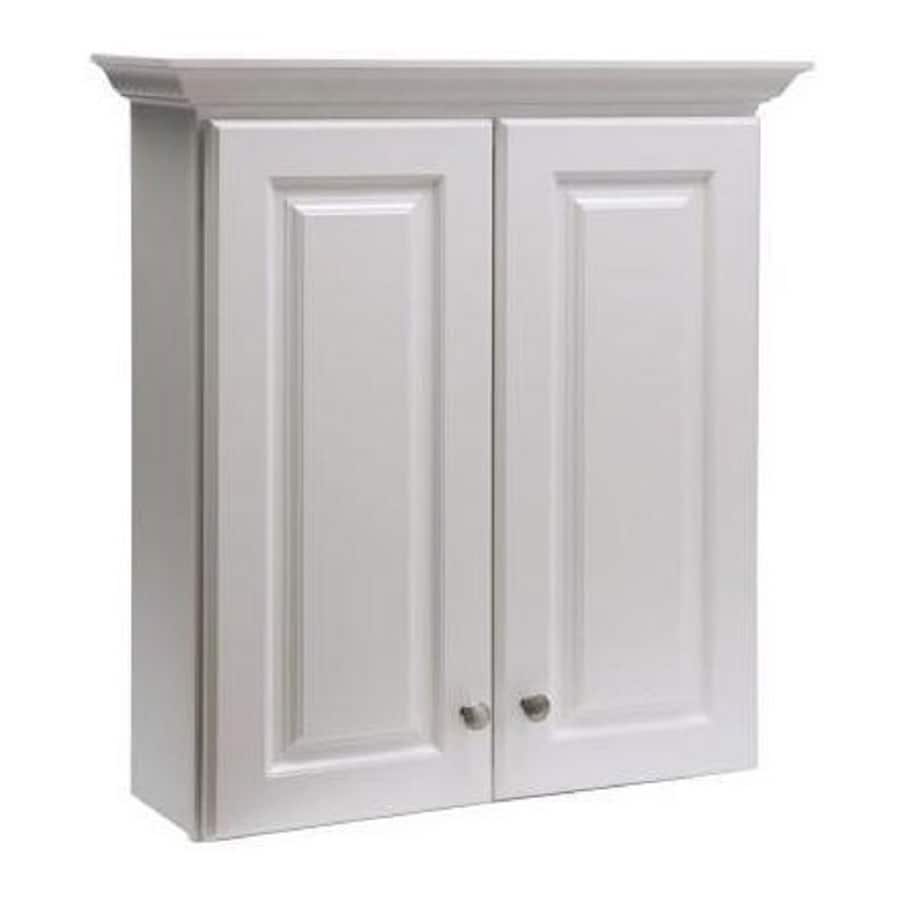 Style Selections Northrup White 25 In W X 31 In H X 75 In D White