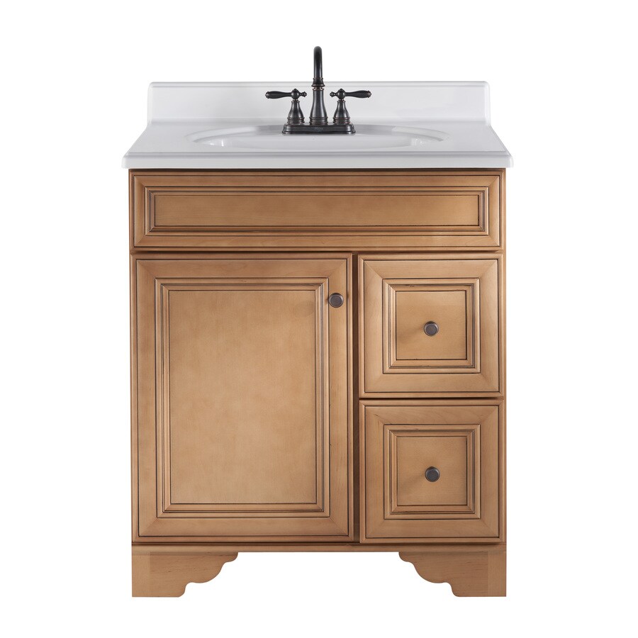 Elegant White - Handicap Removable Sink Base Cabinet | 30W x 34.5H x 24D