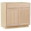 Project Source 36 In W X 35 H 23 75 D Unfinished Door Project Source 36 In W X 35 H 23 75 D Unfinished Door And Drawer Base Cabinet