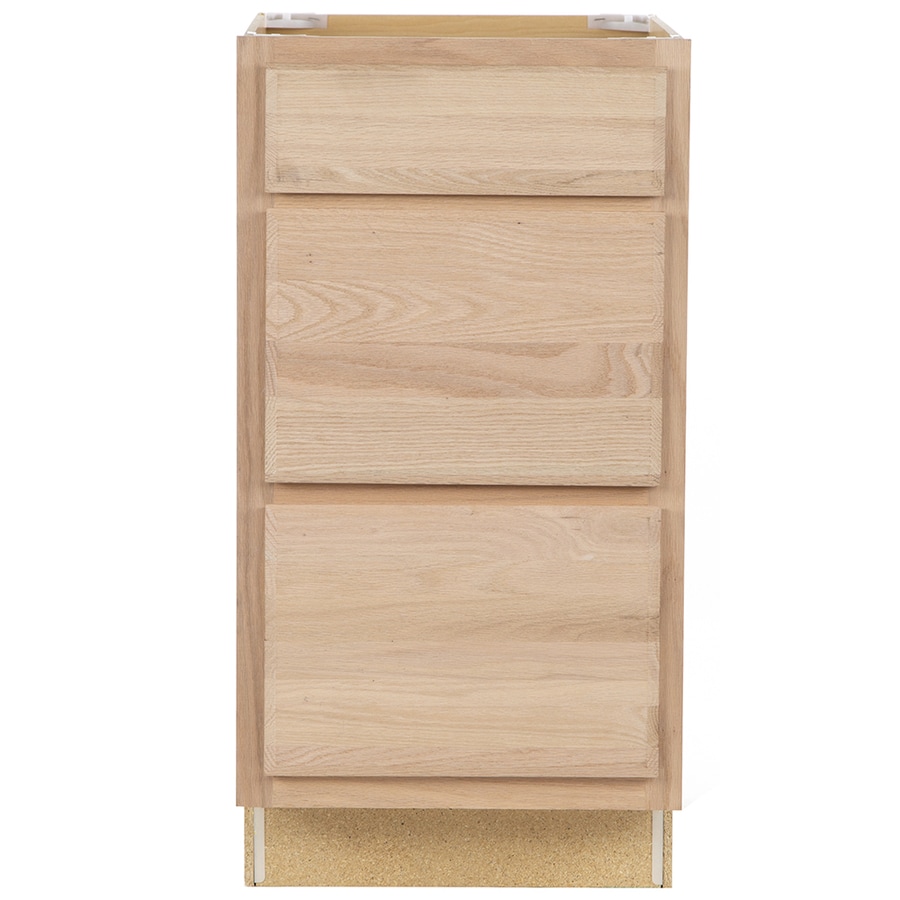 Shop Project Source 18 In W X 35 In H X 2375 In D Unfinished focus for Kitchen Cabinet Drawers Lowes