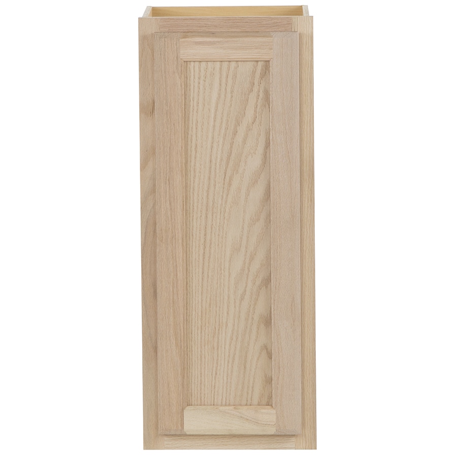 Shop Project Source 12in W x 30in H x 12in D Unfinished Door Wall Cabinet at Lowes.com