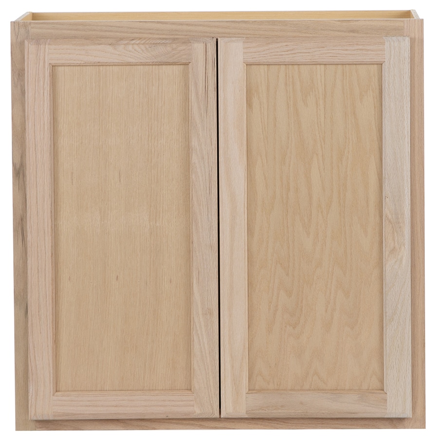 Kitchen Classics 30 In X 30 In X 12 In Oak Double Door Kitchen Wall Cabinet At Lowes Com