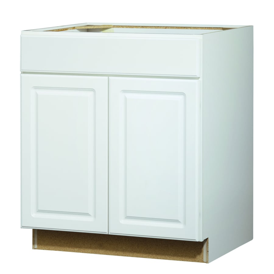 Kitchen Classics Concord 30 In W X 35 In H X 23 75 In D White Sink Base   772515374043 