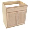 Project Source 30-in W x 35-in H x 23.75-in D Unfinished Sink Base ...