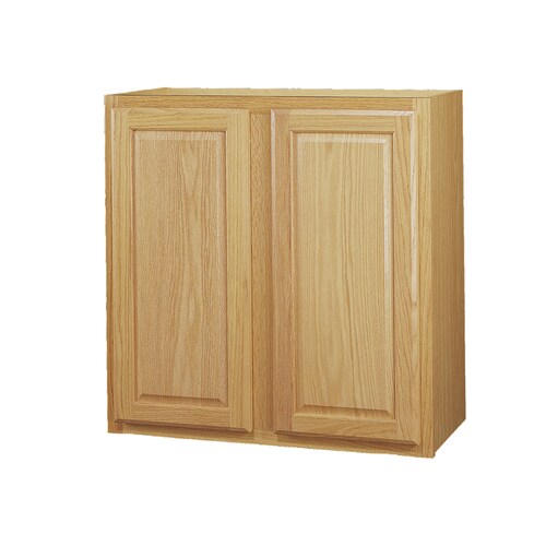 Kitchen Classics 30-in H x 36-in W x 12-in D Portland Oak Double Door ...