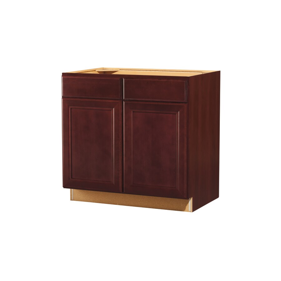 Kitchen Classics 35 In H X 36 In W X 23 3 4 In D Merlot Sink Base