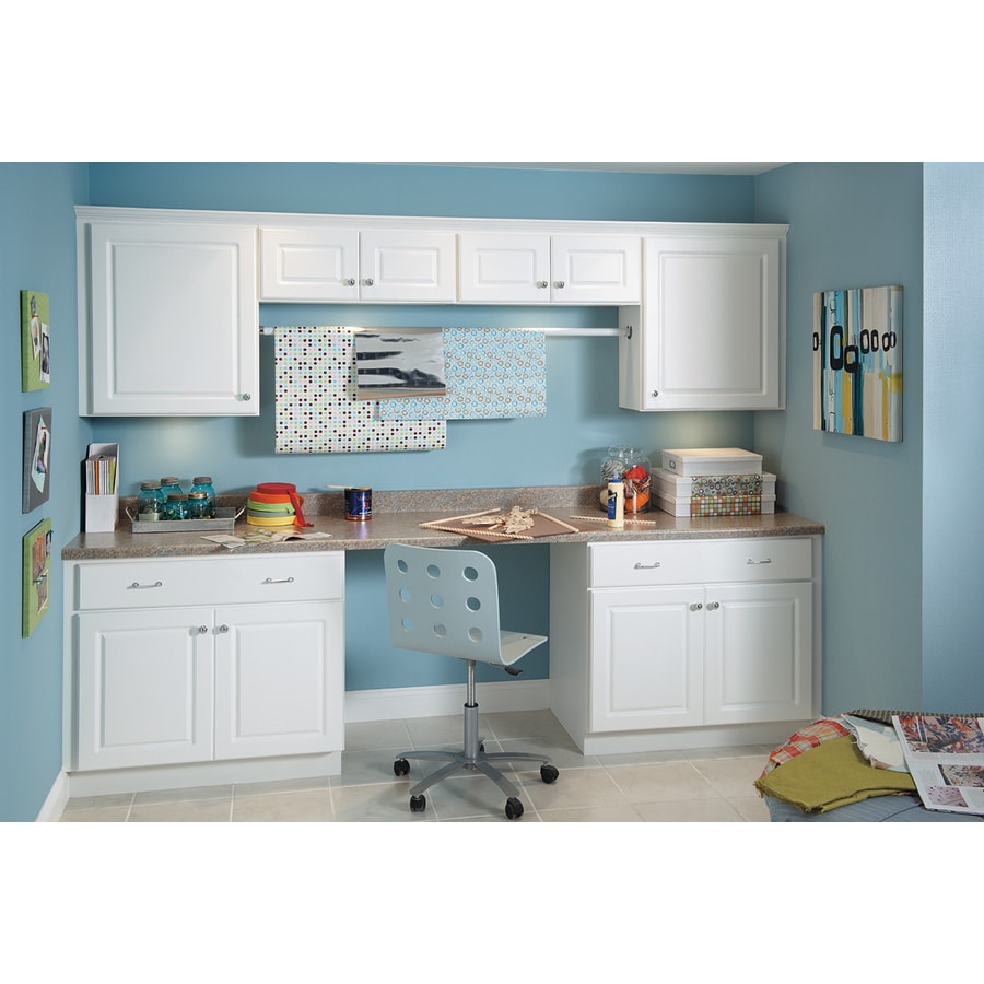 Kitchen Classics Concord 36-in W x 35-in H x 23.75-in D White Blind ...