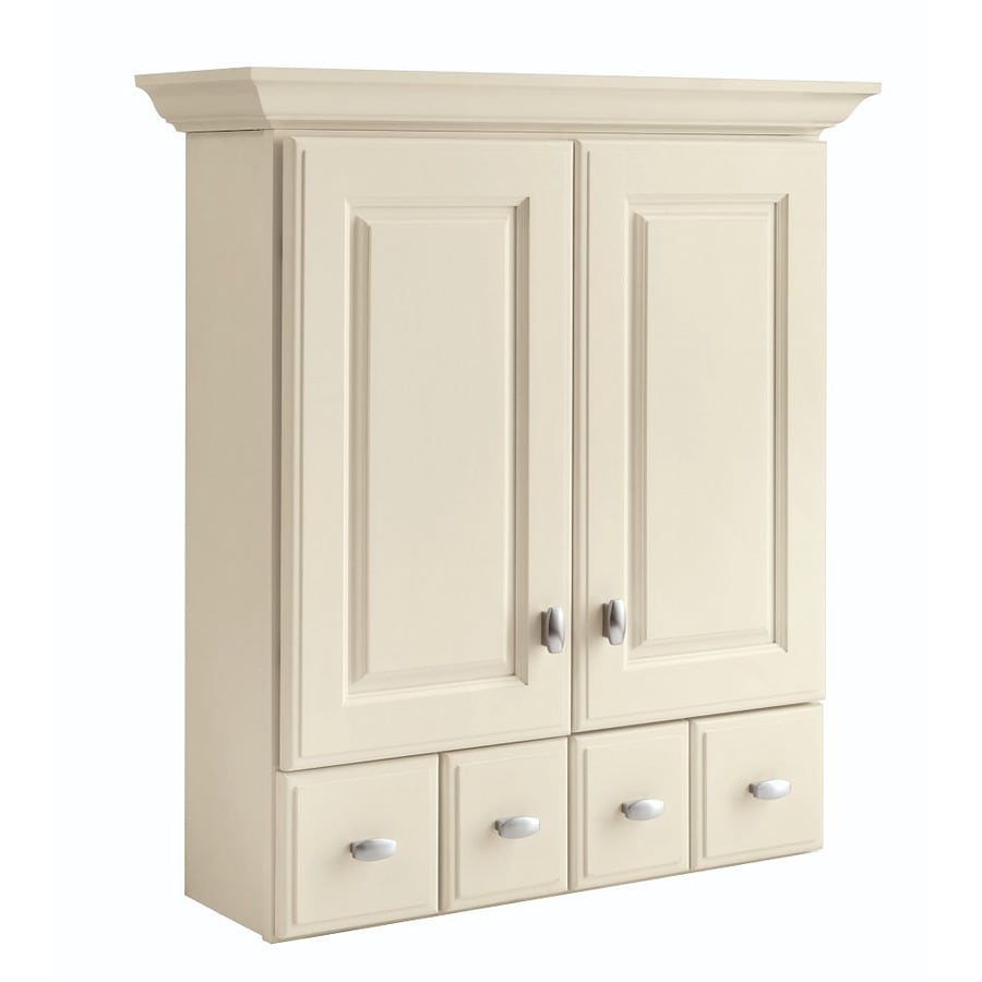 Shop Diamond Freshfit Britwell 284 In W X 313 In H X 92 In D inside Lowes Bathroom Wall Cabinets for  Home