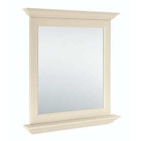 Bathroom Mirrors At Lowes Diamond Freshfit Ballantyne 30 In X 34 Rectangular Framed Bathroom Mirror