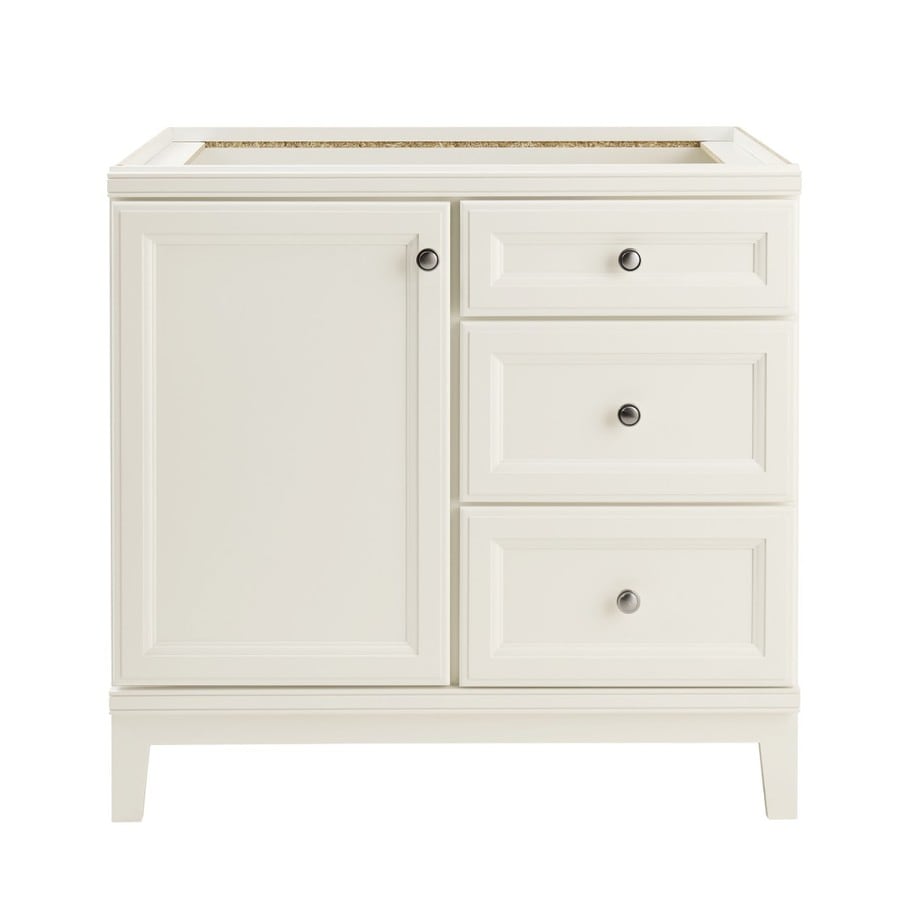 Diamond FreshFit Calhoun 36-in White Bathroom Vanity Cabinet at Lowes.com