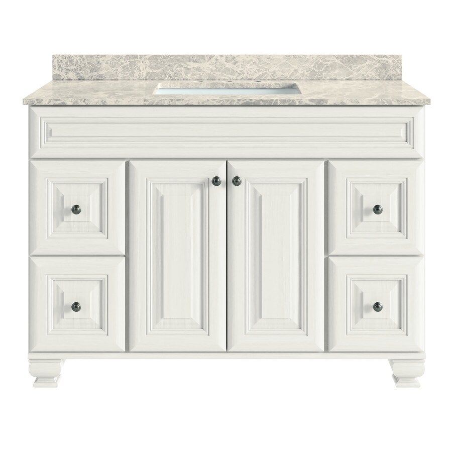 Diamond FreshFit Ballantyne 49in Glacier Single Sink Bathroom Vanity
