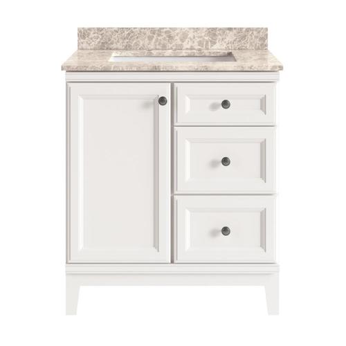 Diamond FreshFit Calhoun 31-in White Single Sink Bathroom ...