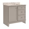 Diamond FreshFit Calhoun 37-in Cloud Single Sink Bathroom Vanity With ...