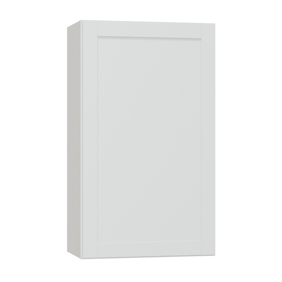 Diamond Now Arcadia 21 In W X 36 In H X 12 In D White Door Wall Stock Cabinet In The Stock Kitchen Cabinets Department At Lowes Com