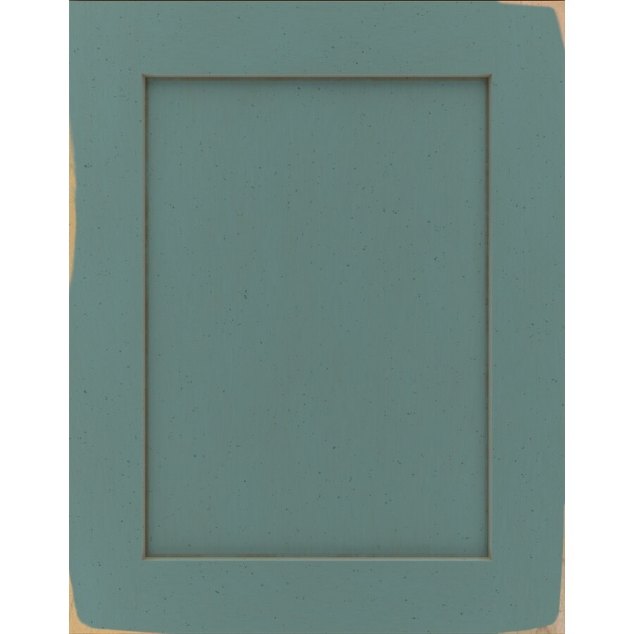 Diamond IWOODDR.JAME.PT.WO Jamestown 14.5-in W x 14.5-in H Worn Beach Glass Painted Wooden Maple Kitchen Cabinet Sample (Door Sample)