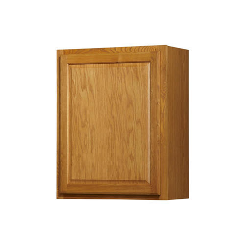 Diamond NOW Portland 24-in W x 30-in H x 12-in D Wheat Door Wall Stock Cabinet in the Stock ...