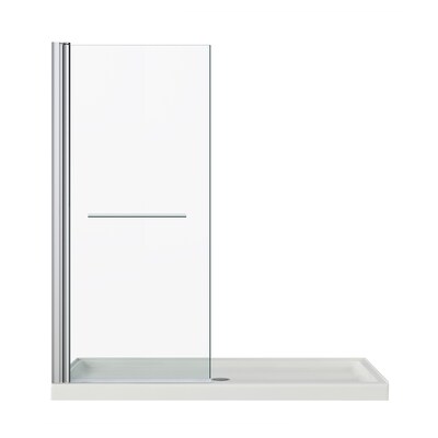 Aciflex 76 H X 32 W 60 L Chrome Square Corner Shower Kit With 60 L Chrome Square Corner Shower Kit