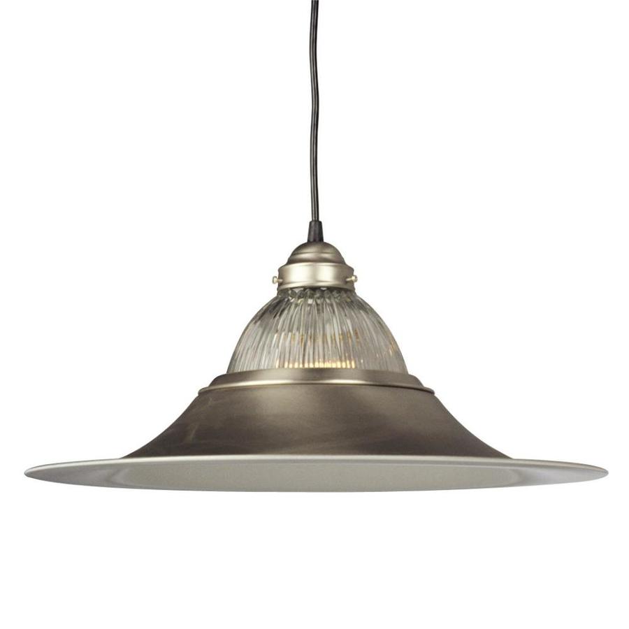 Galaxy Lighting Pewter Single Transitional Ribbed Glass ...
