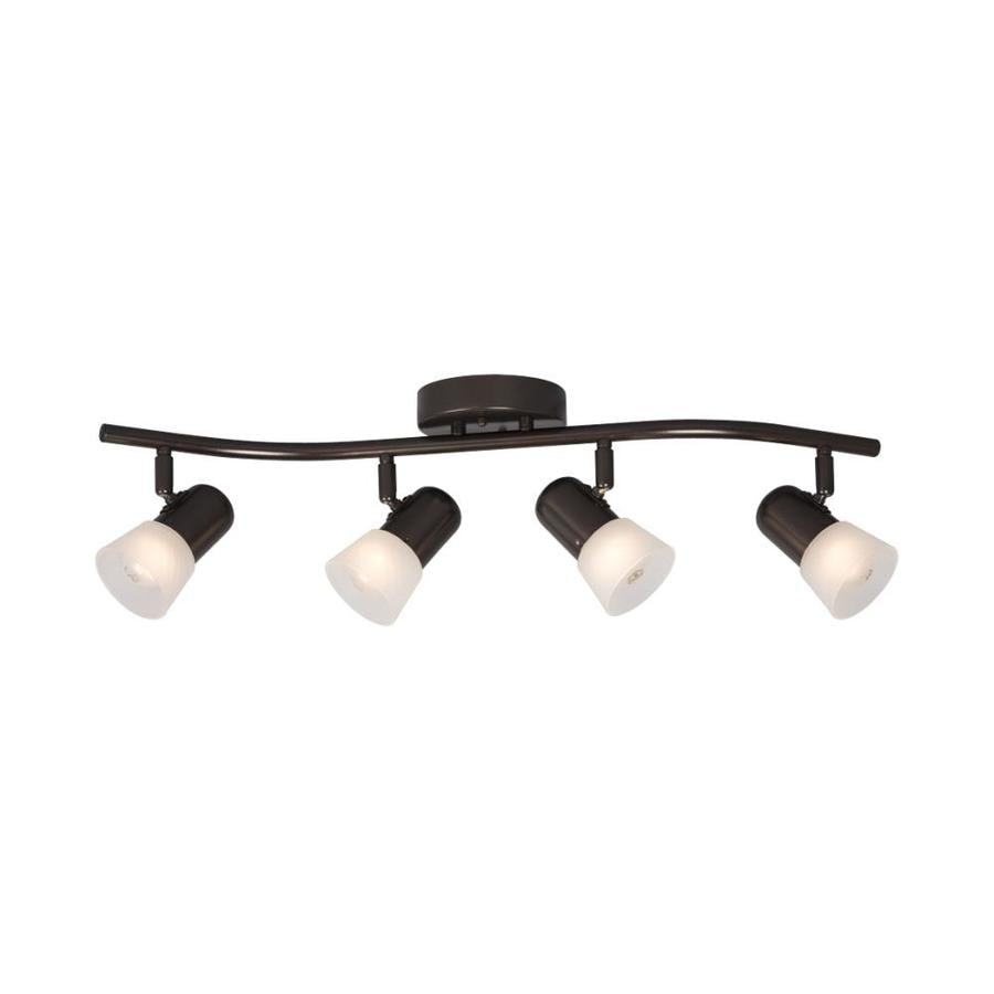 Galaxy Lighting Luna Iii 4 Light 26 5 In Old Bronze Track Bar