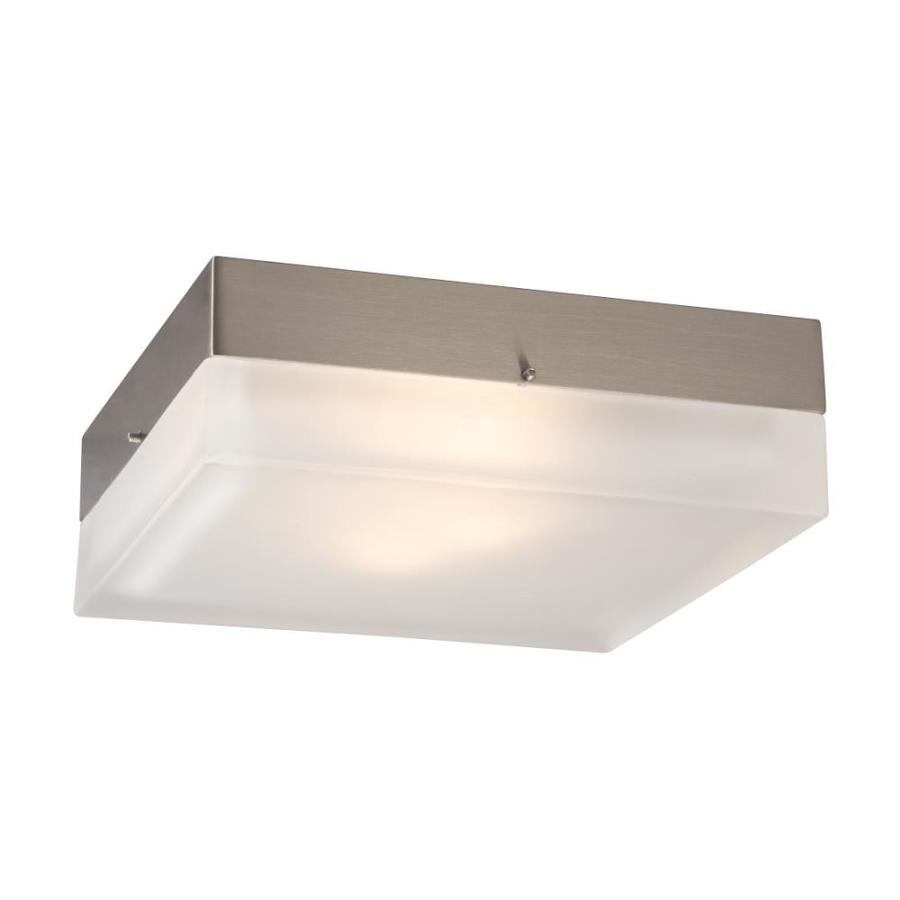 Galaxy Lighting 9 In Brushed Nickel Modern Contemporary Flush