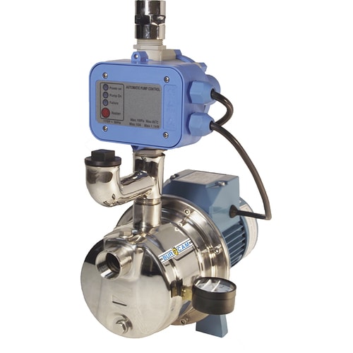 BURCAM 0.75HP Stainless Steel Shallow Well Jet Pump in the Water